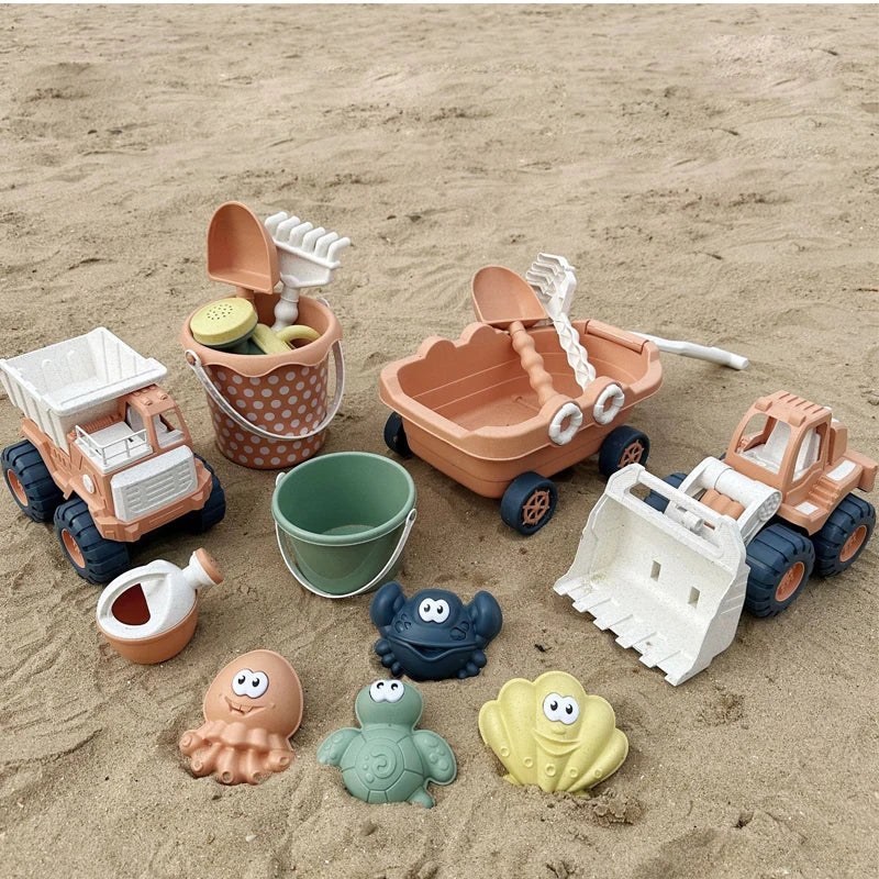 Beach Sand Excavator Toy Set – Digging Truck & Sand Tool Kit for Kids