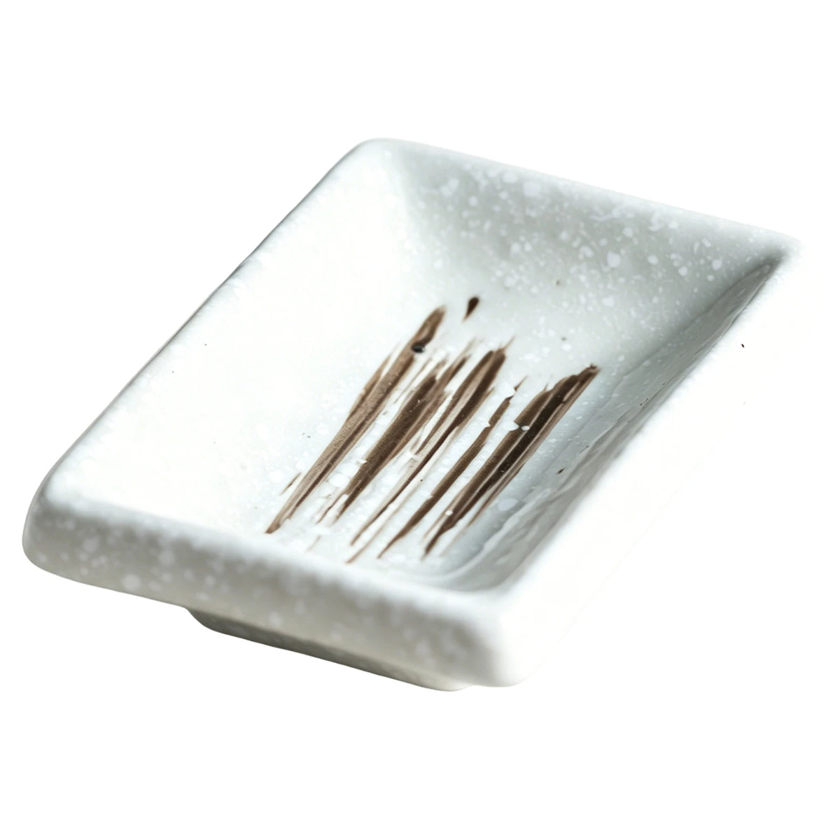 Ceramic Soy Sauce Dish – Japanese-Style Rectangular Bowl
