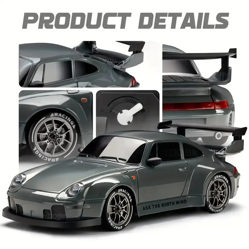 1:24 Scale 4WD RC Drift Car – High Speed Electric Racing Car for Kids & Adults