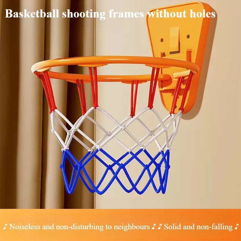 Kids Indoor Basketball Hoop – Wall-Mounted Folding Mini Hoop for Home & Bedroom Training