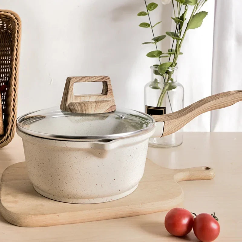 Nonstick Milk Pots & Cookware – 16cm, 18cm & Steamer Options