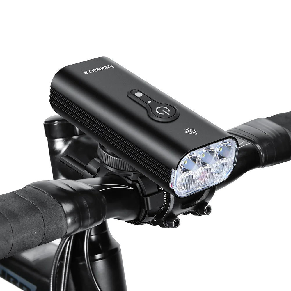 NEWBOLER 10000mAh Smart Bicycle Light – 10000LM Waterproof USB Rechargeable MTB Road Cycling Lamp