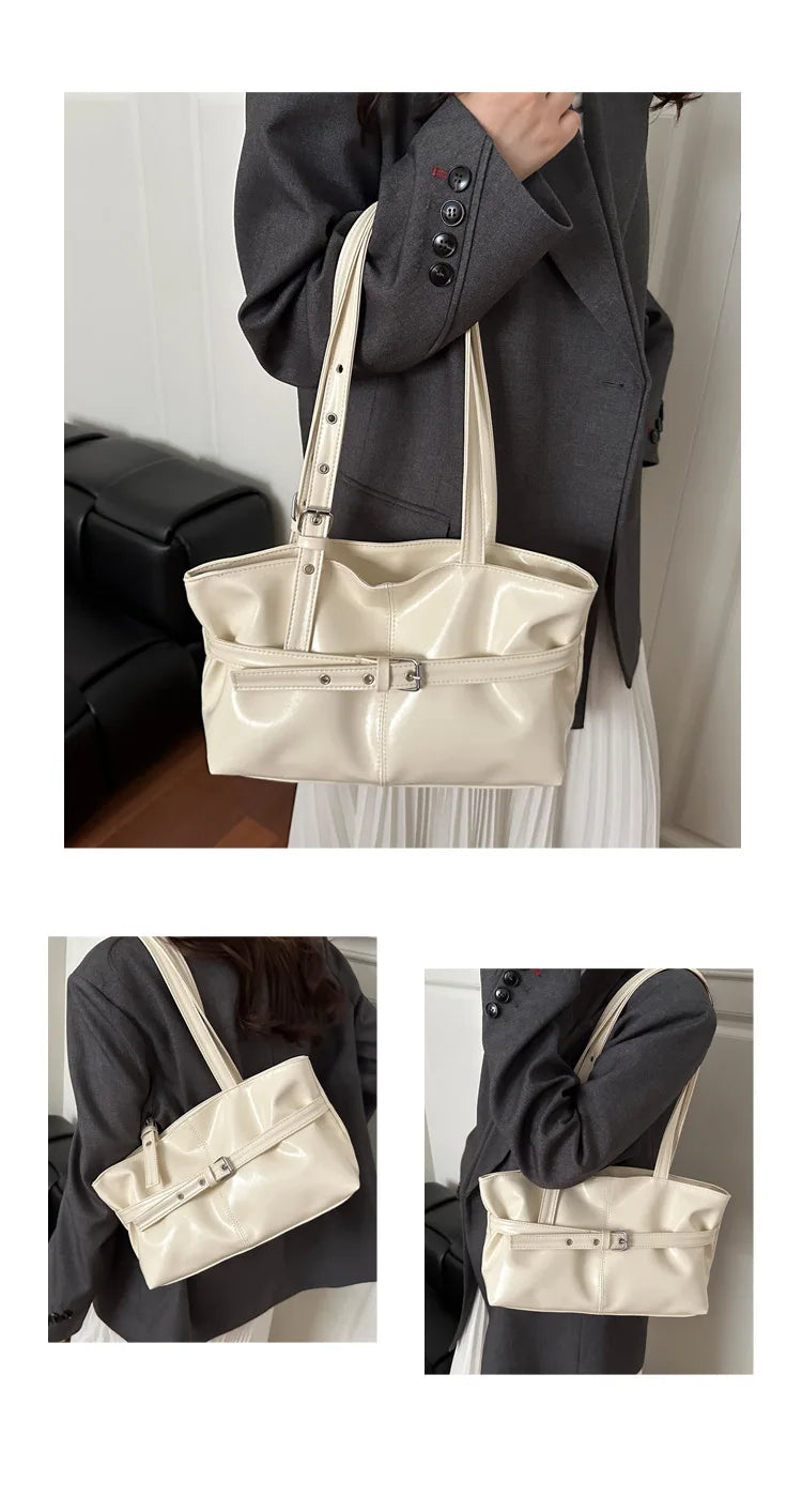 Large Capacity Women's Retro Tote Shoulder Bag