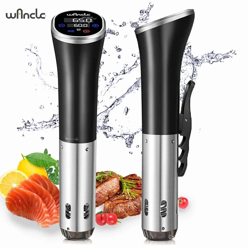 Wancle 1100W Sous Vide Cooker – LCD Touch Immersion Circulator, IPX7 Waterproof Precise Cooking