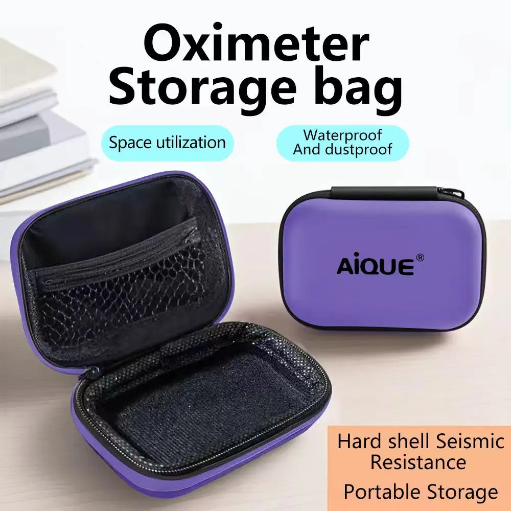 Protective Storage Case for Oximeter & Small Devices – Zipper Pouch Bag, 4 Styles