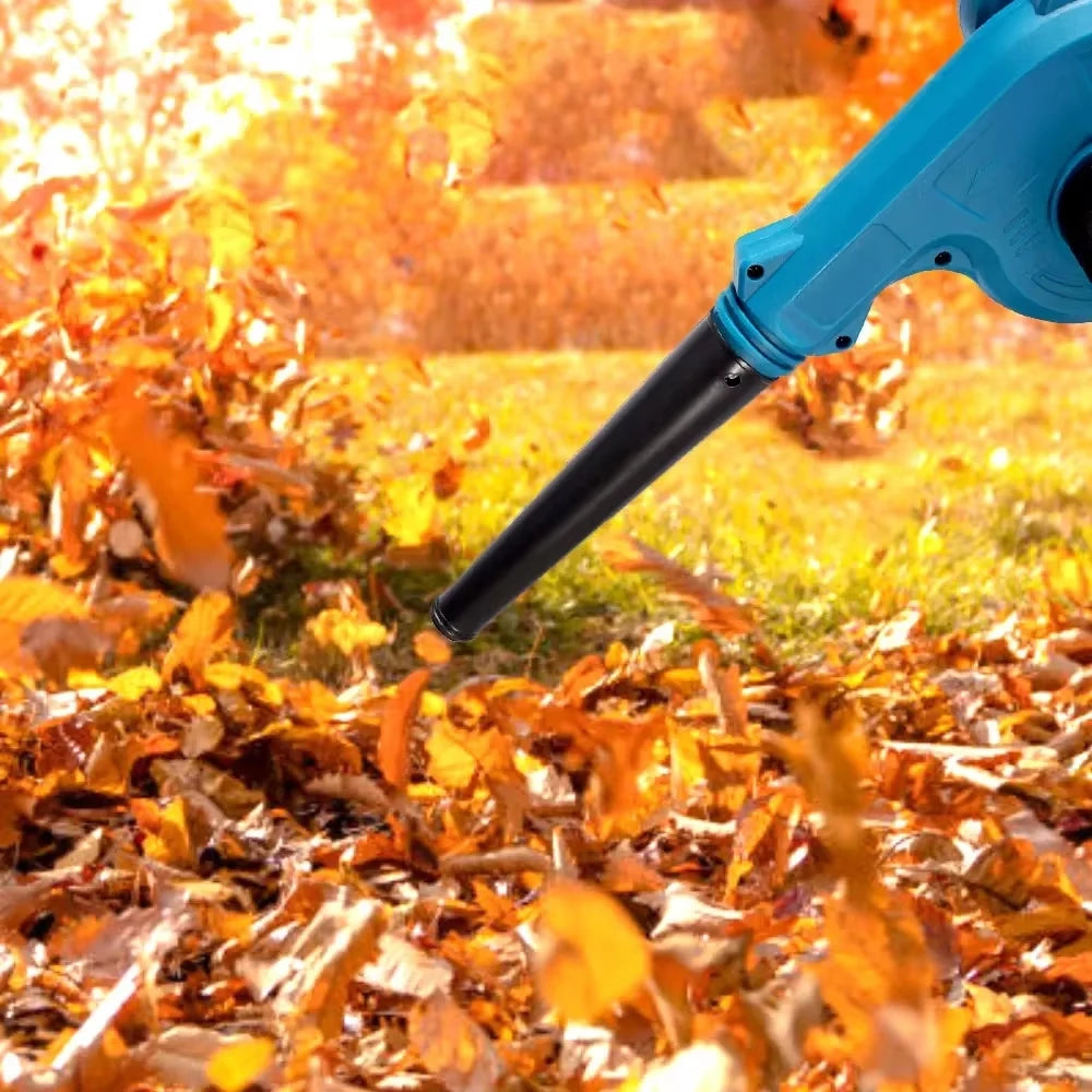 Cordless Electric Air Blower 2-in-1 – Leaf & Computer Dust Collector for Makita 18V Battery