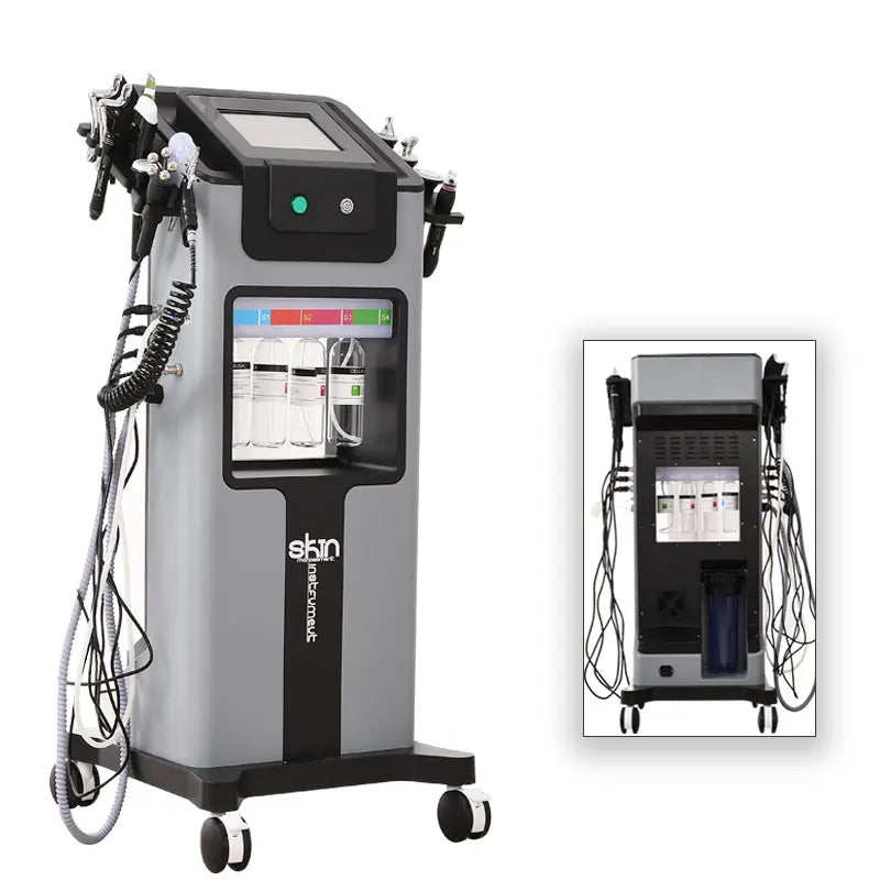 10-in-1 Hydra Aqua Facial Machine — Diamond Dermabrasion, Hydra Peeling & Skin Care System