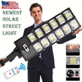 504LED Ultra-Bright Solar Street Light — Motion Sensor, Remote Control, Dimmable, Waterproof