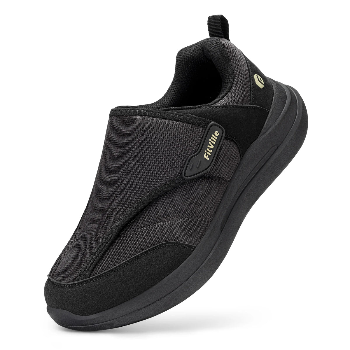 Men's Extra Wide Diabetic Slip-On Shoes – Orthopedic Casual Footwear for Elderly Foot Pain Relief, Neuropathy & Swollen Feet