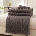 Single-Layer Coral Fleece Blanket – Lightweight Multi-Purpose Bed Cover, Sofa Cover & Nap Blanket