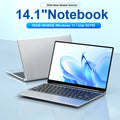 14.1" Intel N3700 Slim Laptop – 16GB DDR4, Up to 2TB SSD, Dual Cameras, Wi-Fi 6, Windows 11