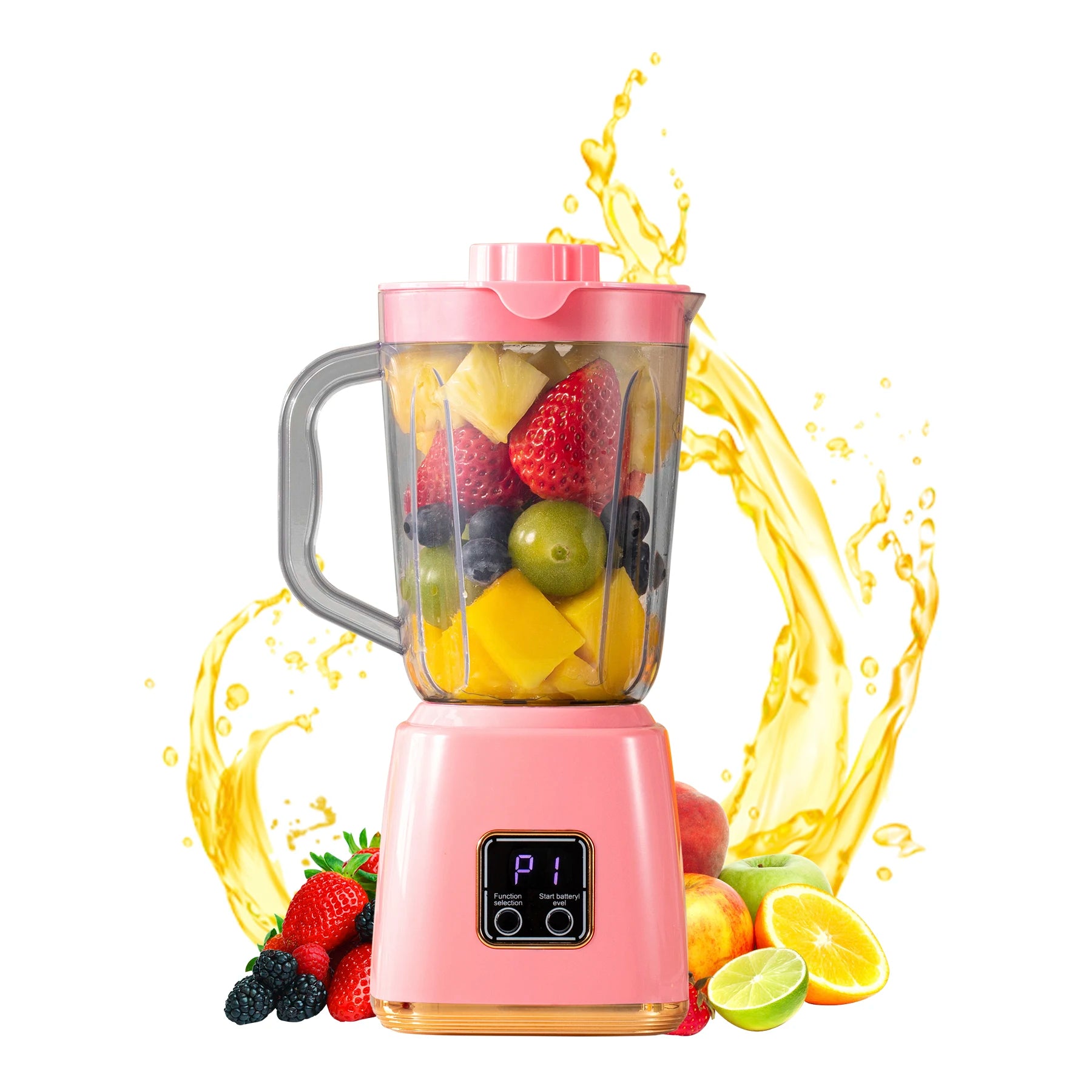 Small Household Fruit Juicer – Compact Electric Blender for Smoothies, Milkshakes & Fresh Juice