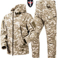 Men's Tactical Fleece Set – Waterproof Soft Shell Jacket & Pants