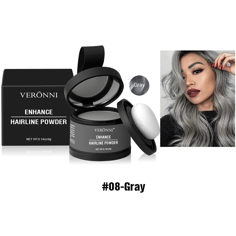Waterproof Hairline Shadow Powder — Instant Root Cover & Scalp Filler (4g)