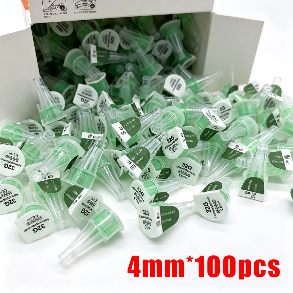 Disposable Insulin Pen Needles 4/6mm – 100PCS Universal Sterile Fine Needles