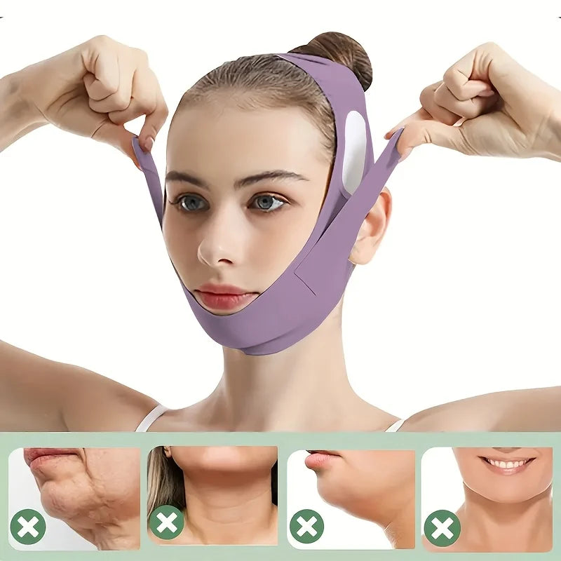 Overnight Face Lift Band — Jawline Definer & Double Chin Reducer