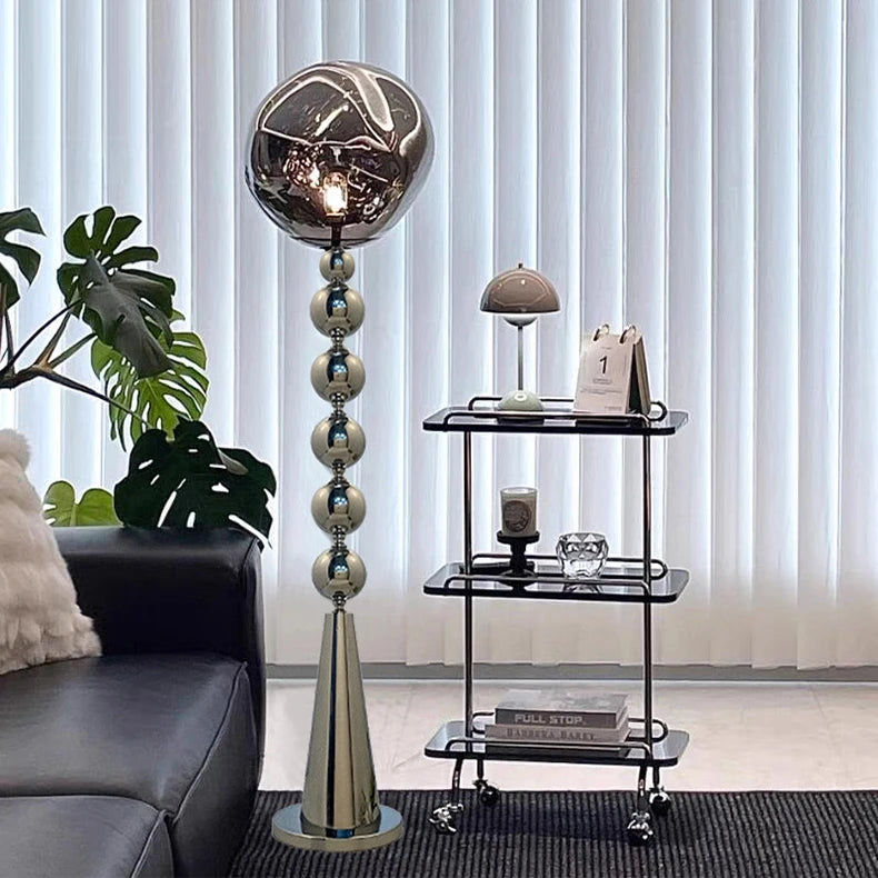 LED Floor Lamp – 150 cm Black or Silver