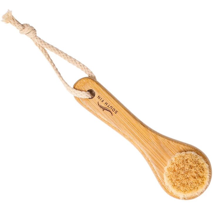Natural Bamboo & Horsehair Facial Cleansing Brush – Deep Pore Scrubber, Dry & Wet Use, 2 Styles