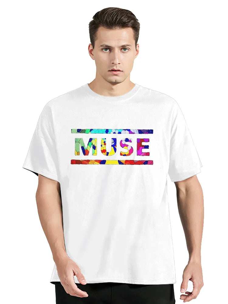 Muse The Resistance Vintage Graphic T-Shirt — Oversized Cotton Band Tee