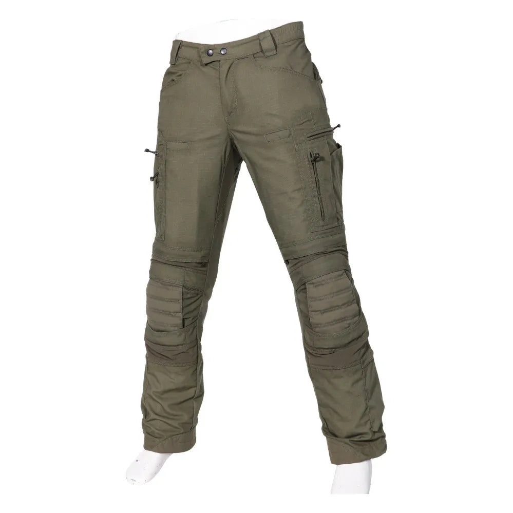 Men's Tactical Frog Suit Uniform Shirt & Cargo Pants 2-Piece Outdoor Set
