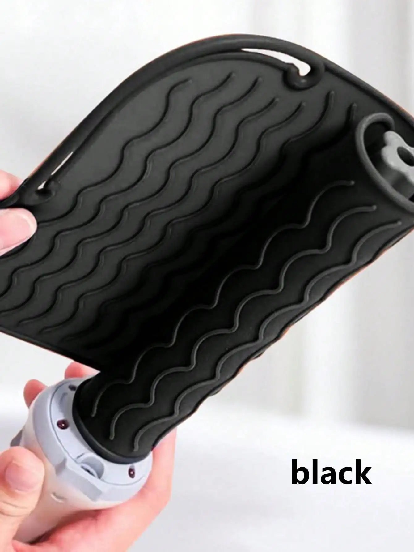 Silicone Heat Resistant Mat — Travel Hair Tool Pad for Flat Iron & Curling Iron