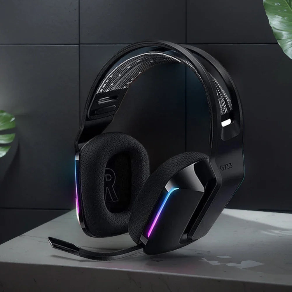 3.5mm Replacement Microphone for Logitech G733 Gaming Headset — Noise Canceling, Detachable Mic