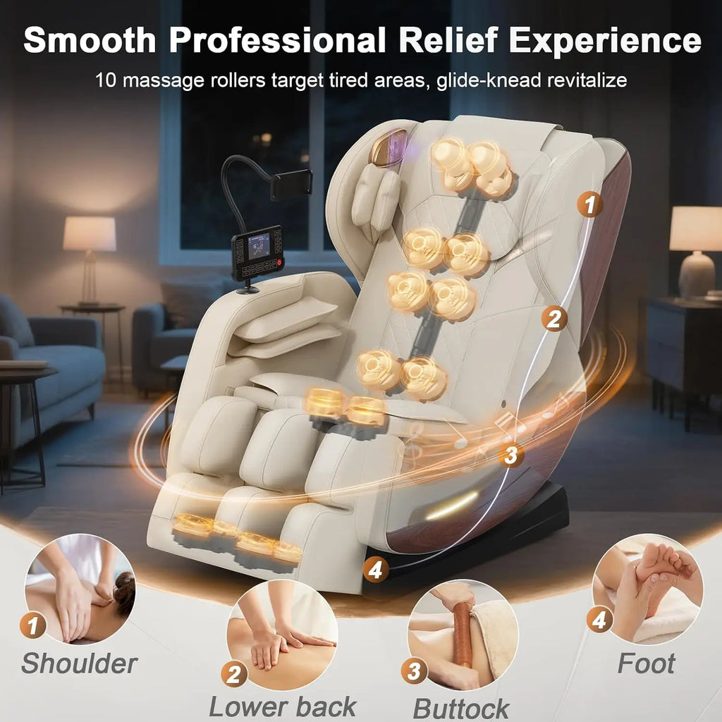 Full Body Massage Chair with Heat & Zero Gravity Recline