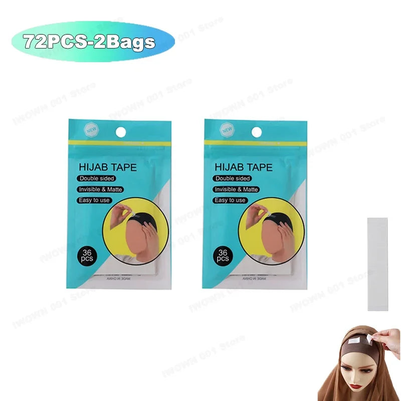 Double-Sided Body Tape 36-Pack — Invisible Waterproof Adhesive for Dresses, Hijab & Swimwear