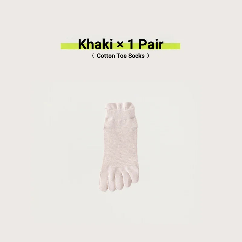 Women's Cotton Toe Socks – Breathable Mesh