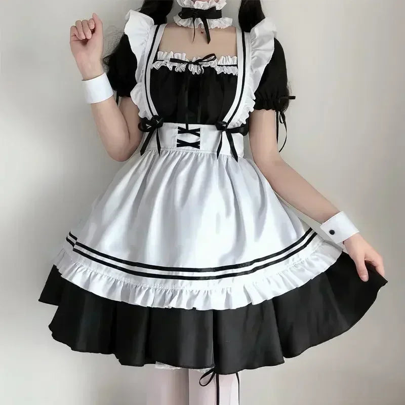 Maid Cosplay Lolita Costume – Women's Anime Dress Set