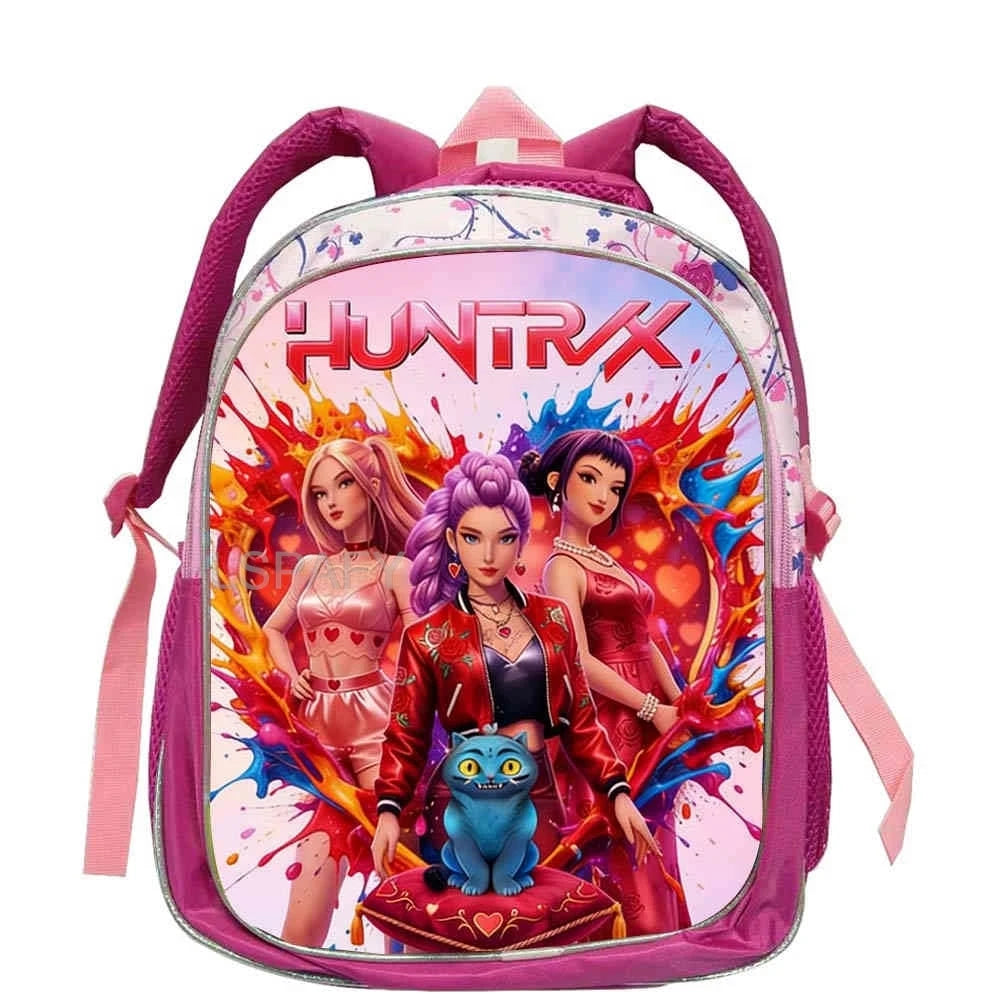 KPop Character Kids Backpack – Lightweight 12-Inch School Bag