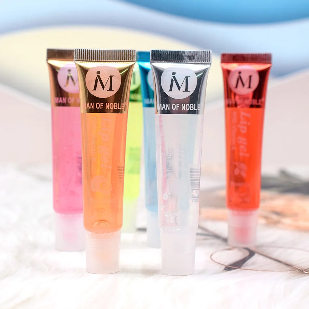 6-Piece Fruity Lip Gloss Set — Hydrating Glossy Clear Lip Gel