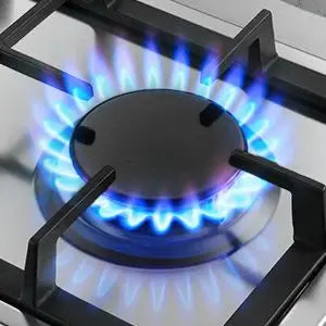 Stainless Steel 2-Burner Gas Hob – Automatic Flame Protection, Dual Fuel Natural Gas/Propane, Built-in or Freestanding, 2400W