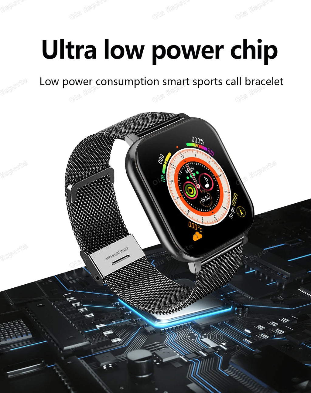 Smart Watch 2.01" HD Display | Answer Calls Sport Modes DIY Dial Weather Forecast Smartwatch