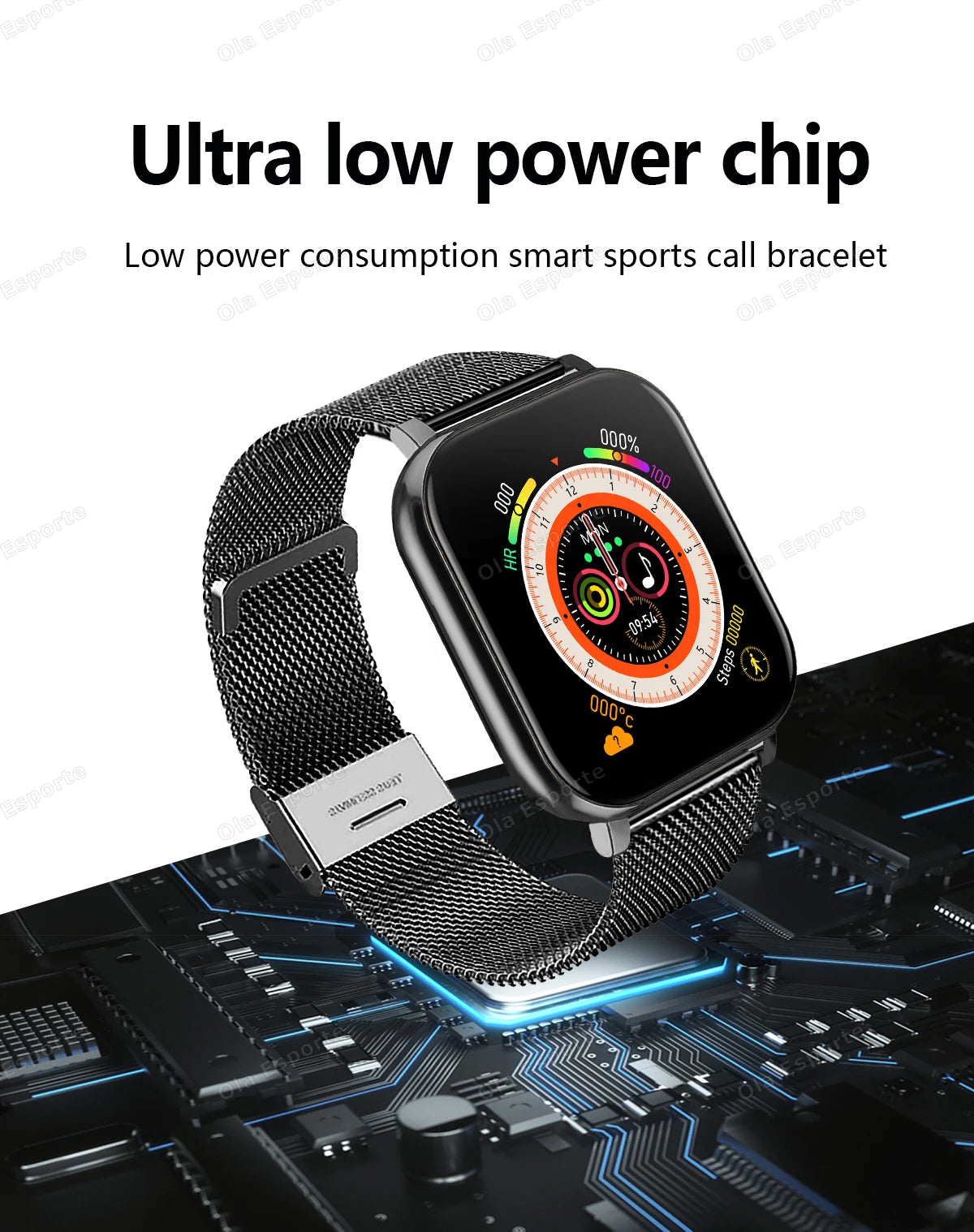 Smart Watch 2.01" HD Display | Answer Calls Sport Modes DIY Dial Weather Forecast Smartwatch