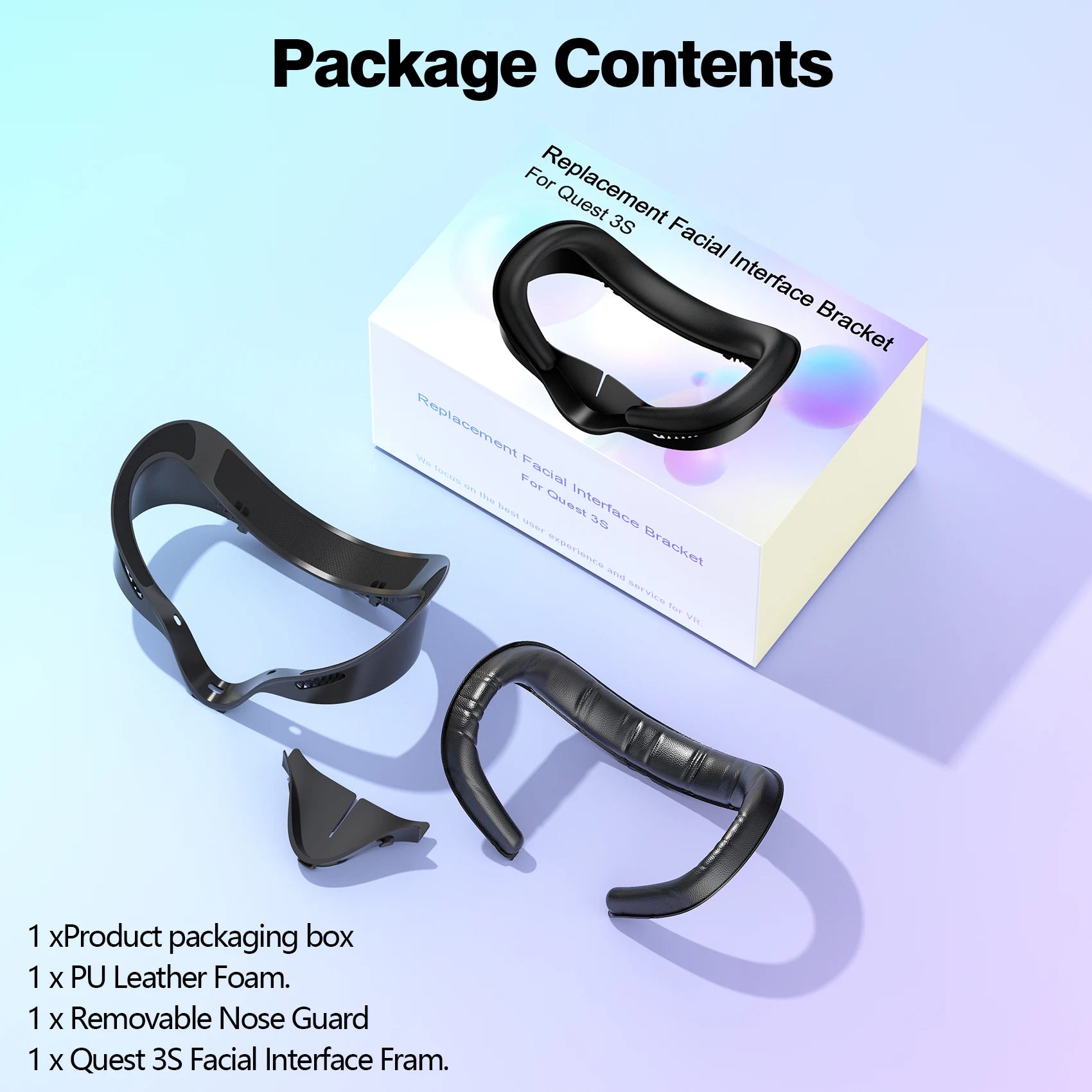 HUADAI Face Cushion Pad for Meta Quest 2, 3 & 3S