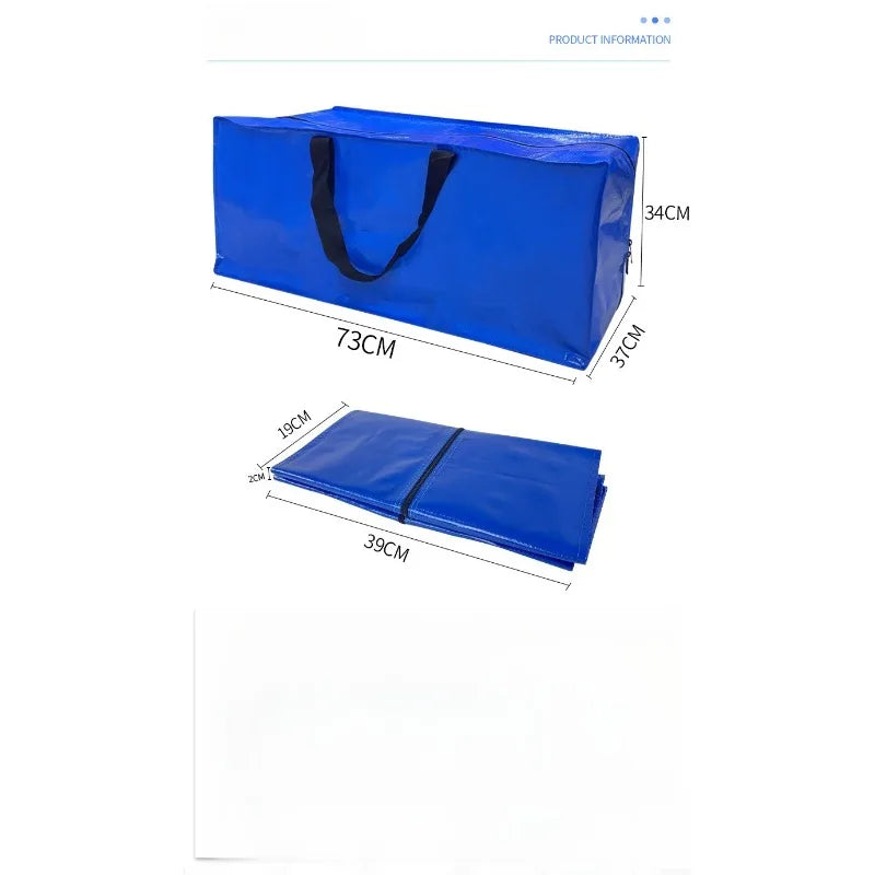 Large Foldable Woven Storage & Moving Bag