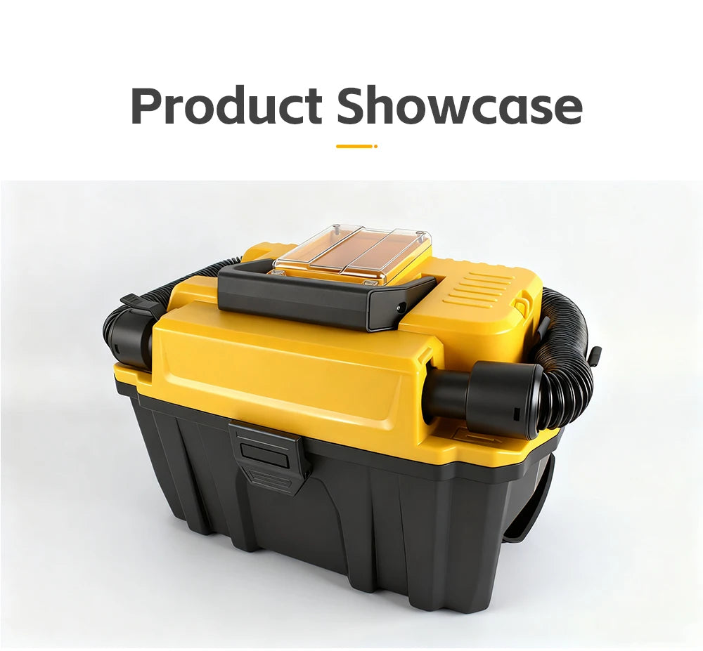 Brushless Cordless Wet/Dry Vacuum – Compatible with DeWalt 12V–24V Batteries (Tool Only)