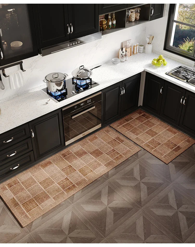 Japanese Kitchen Mat – Long Non-Slip Water & Oil Absorbent Quick-Dry Floor Rug