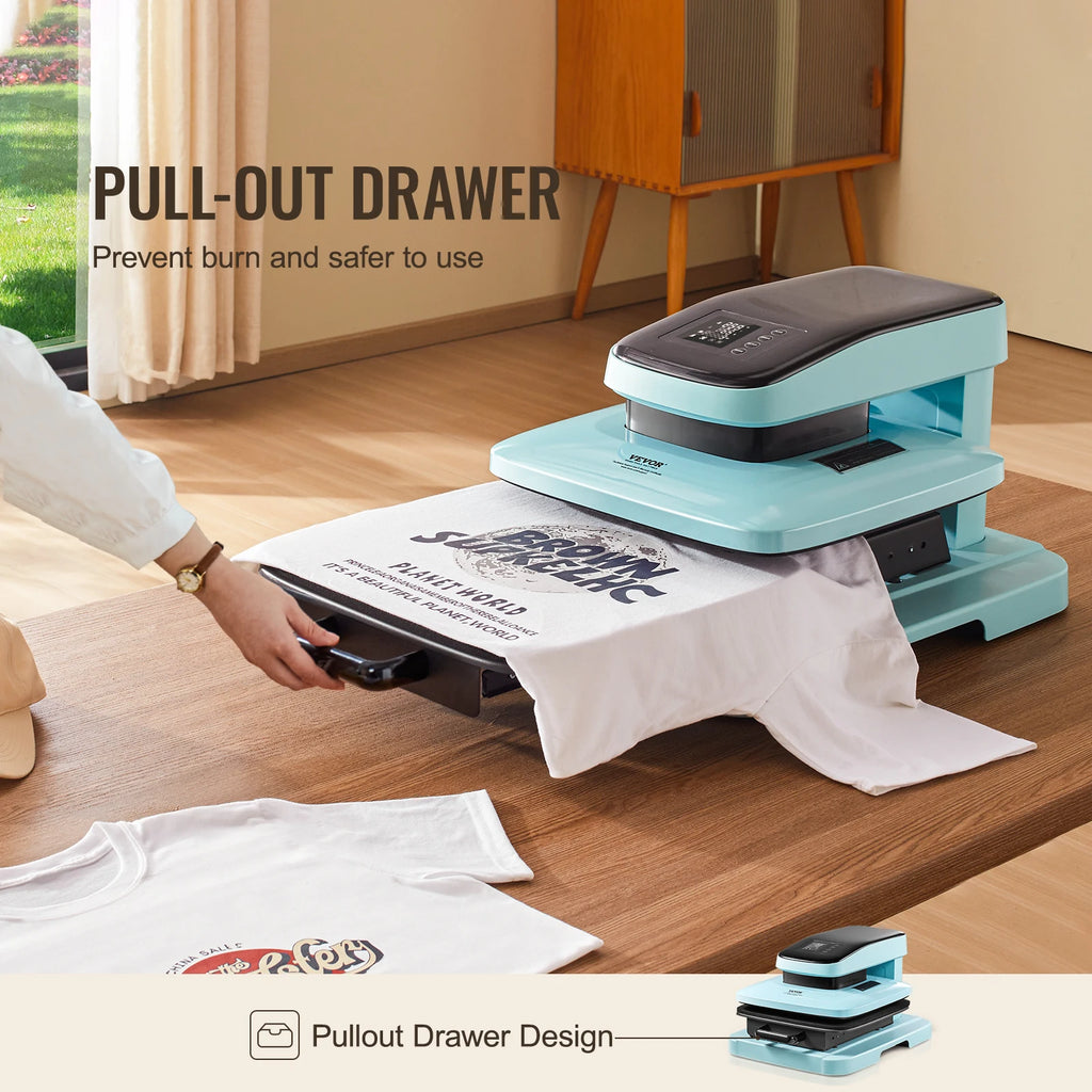 SucceBuy Auto Heat Press Machine 15x15in — Auto Release, Fast Even Heating, Sublimation T-Shirt Press
