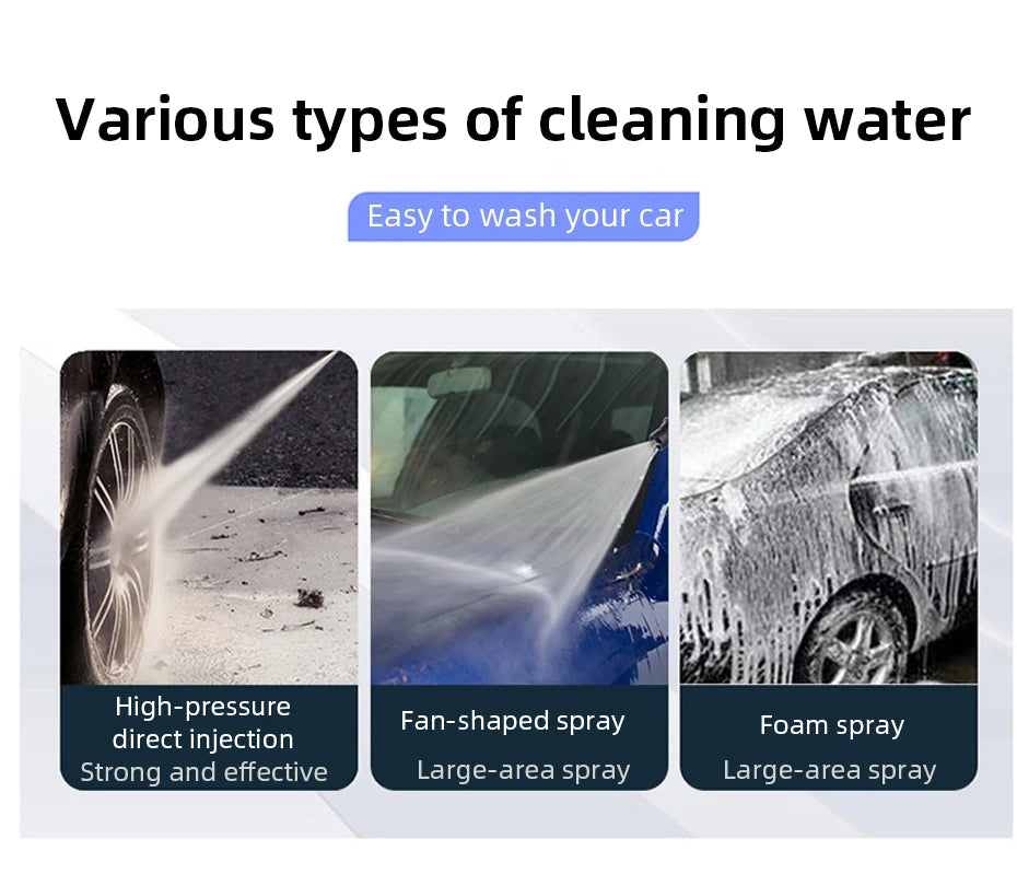 Electric Pressure Washer for Cars – 220V, Hose Options