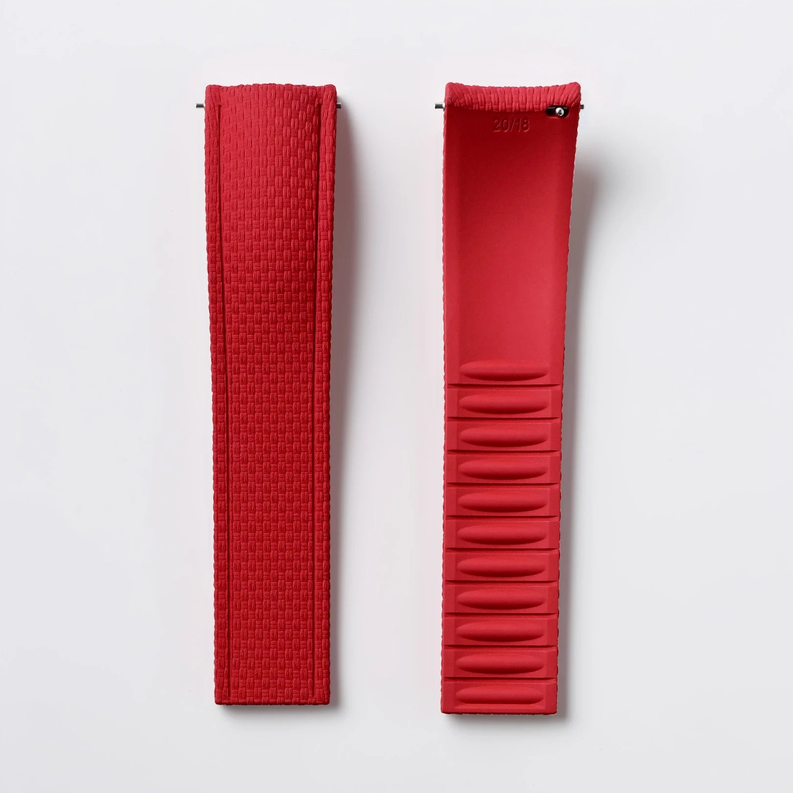 CTS Curved FKM Rubber Quick Release Watch Strap | 18-24mm Universal Diving Bracelet Band