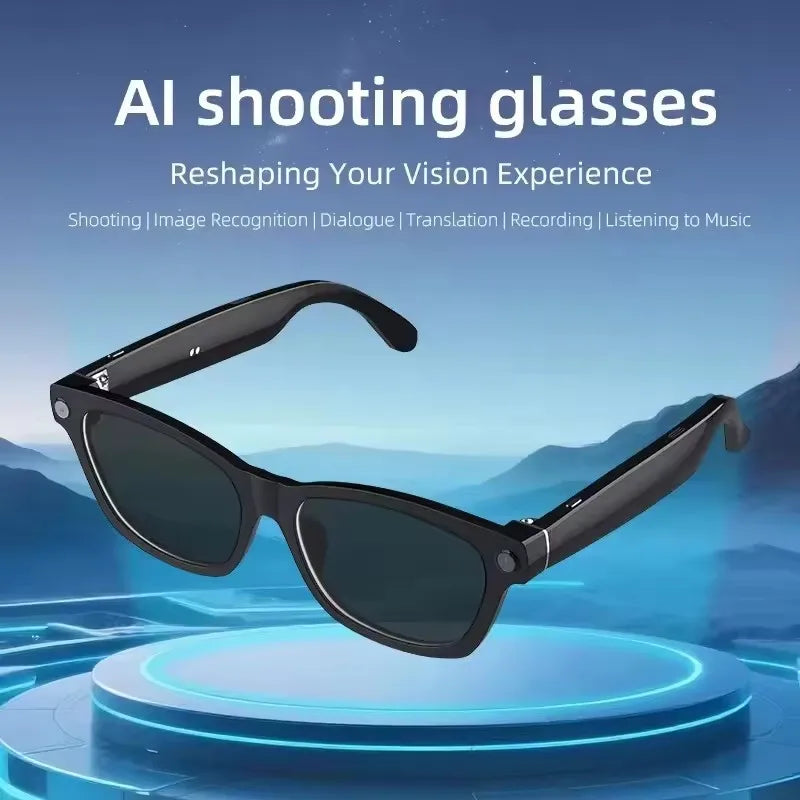 Lenovo AI Smart Glasses — 8MP HD Camera, 4K, AI Translation, Bluetooth Calling & Music
