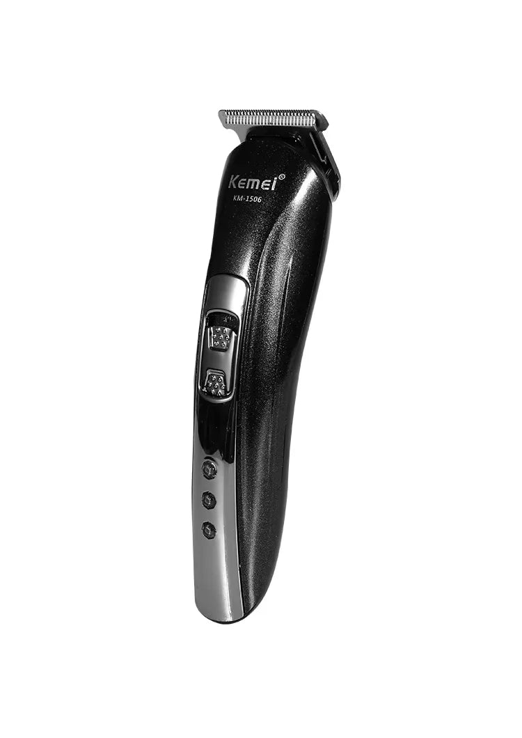 Kemei KM-1506 3-in-1 Electric Hair Clipper, Shaver & Nose Trimmer – USB Rechargeable