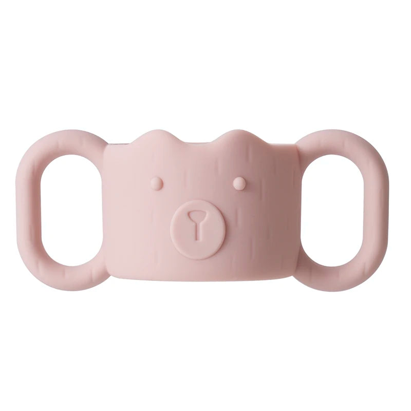 Silicone Baby Bottle Handle – Removable Narrow Straw Bottle Holder, Universal Fit, Standard Caliber
