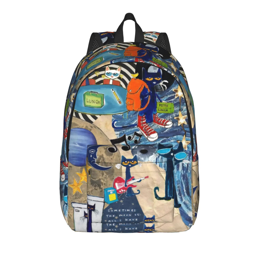 Pete the Cat Canvas Backpack – Everyday School Bag