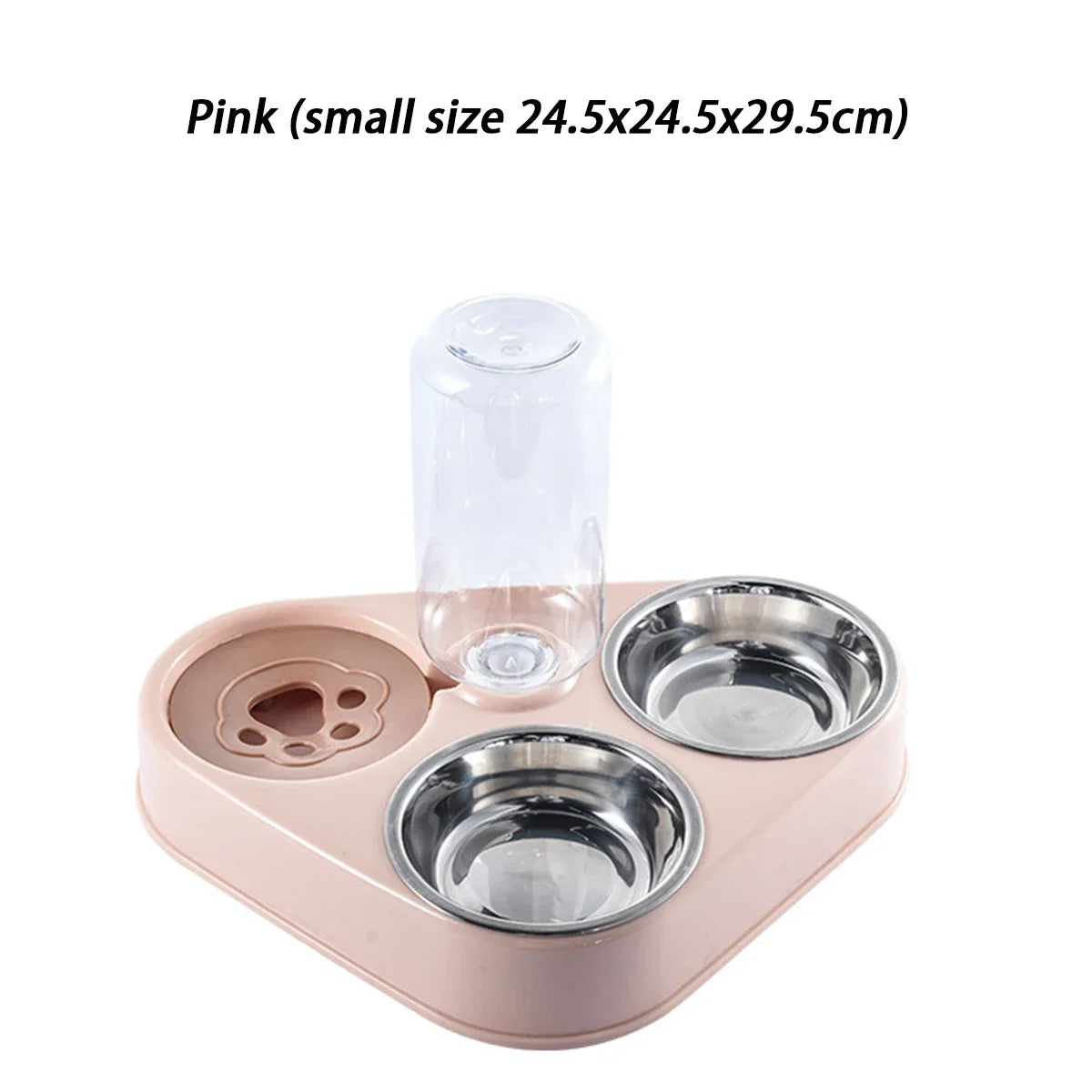 Non-Slip Stainless Steel Dog & Cat Food Bowl