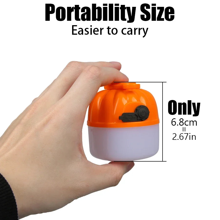 LONGRIVER LED Camping Lantern – USB Rechargeable, Power Bank, 4-Mode, 8–48hr Runtime, IPX4 Outdoor Light