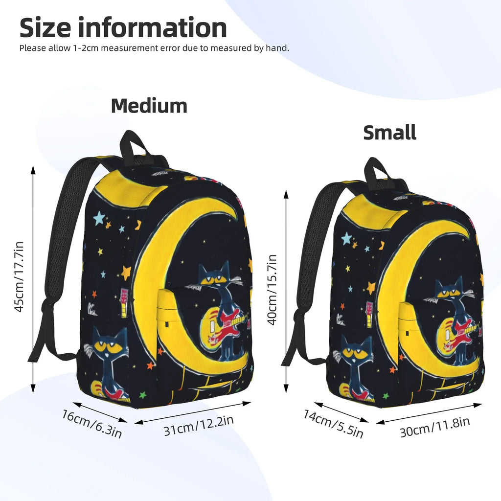 Pete the Cat Backpack – Polyester Daily Carry Bag