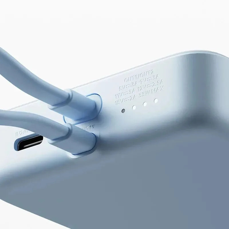 Xiaomi 10000mAh Magnetic Power Bank 33W – Built-in USB-C Cable, Wireless Charging for iPhone & Android